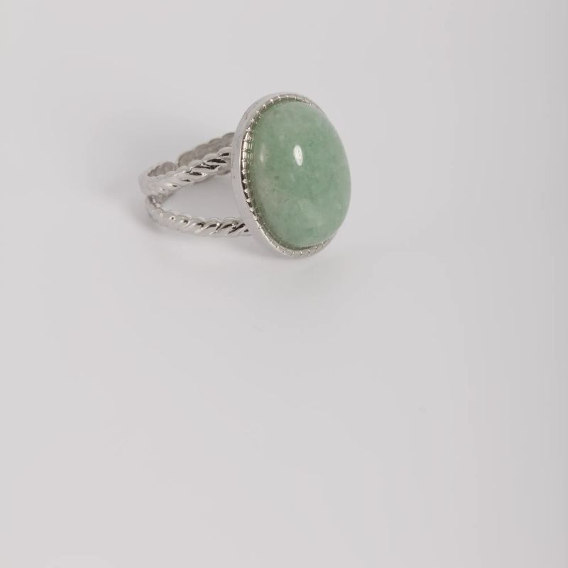 Bague «éclat tressé »