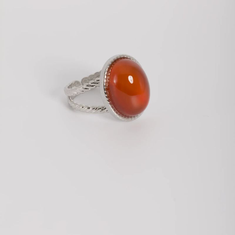 Bague «éclat tressé »