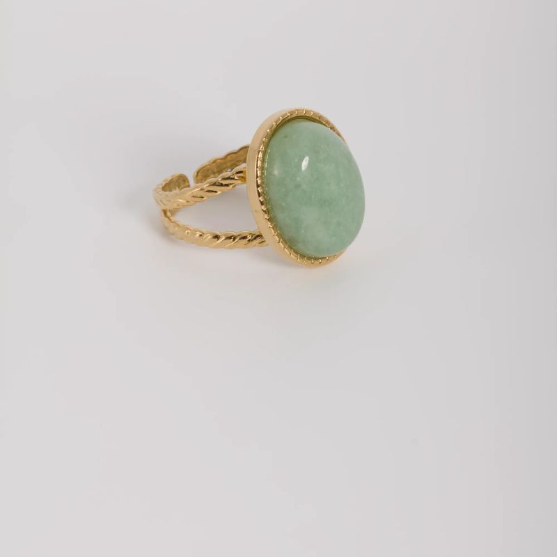 Bague «éclat tressé »